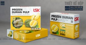 Thiết kế thùng hộp sầu riêng xuất khẩu