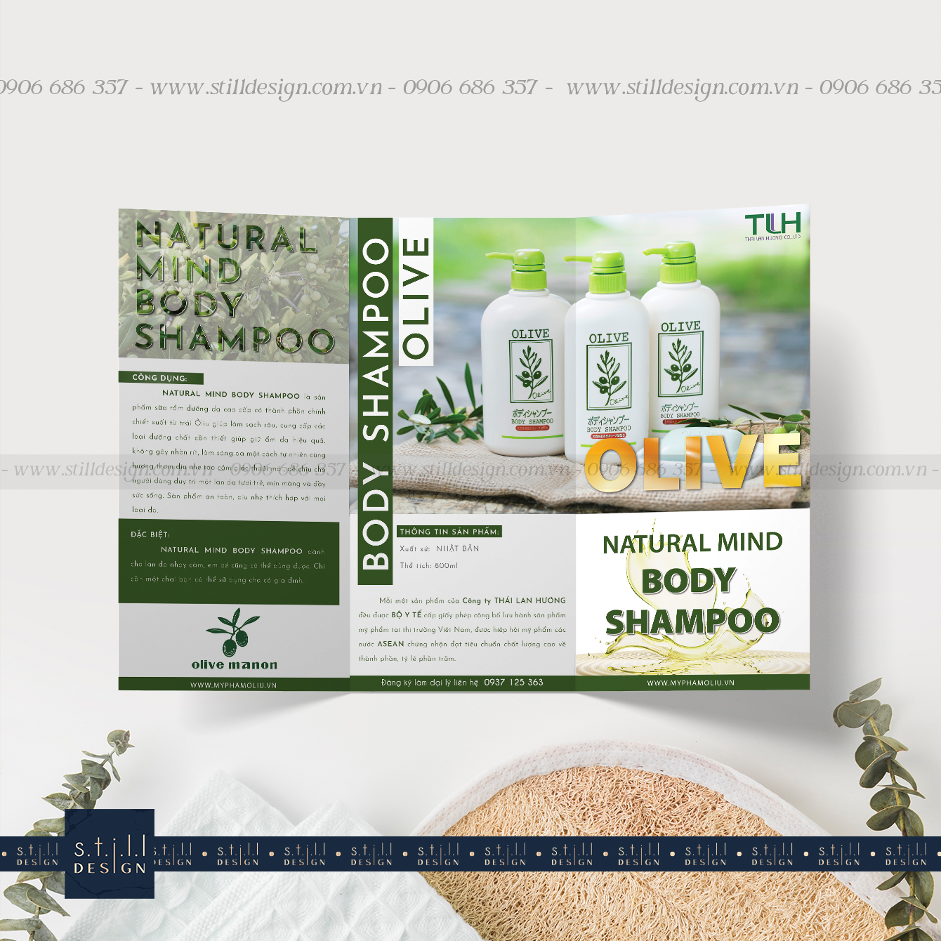 Thiết kế tờ rơi, tờ gấp Mỹ phẩm