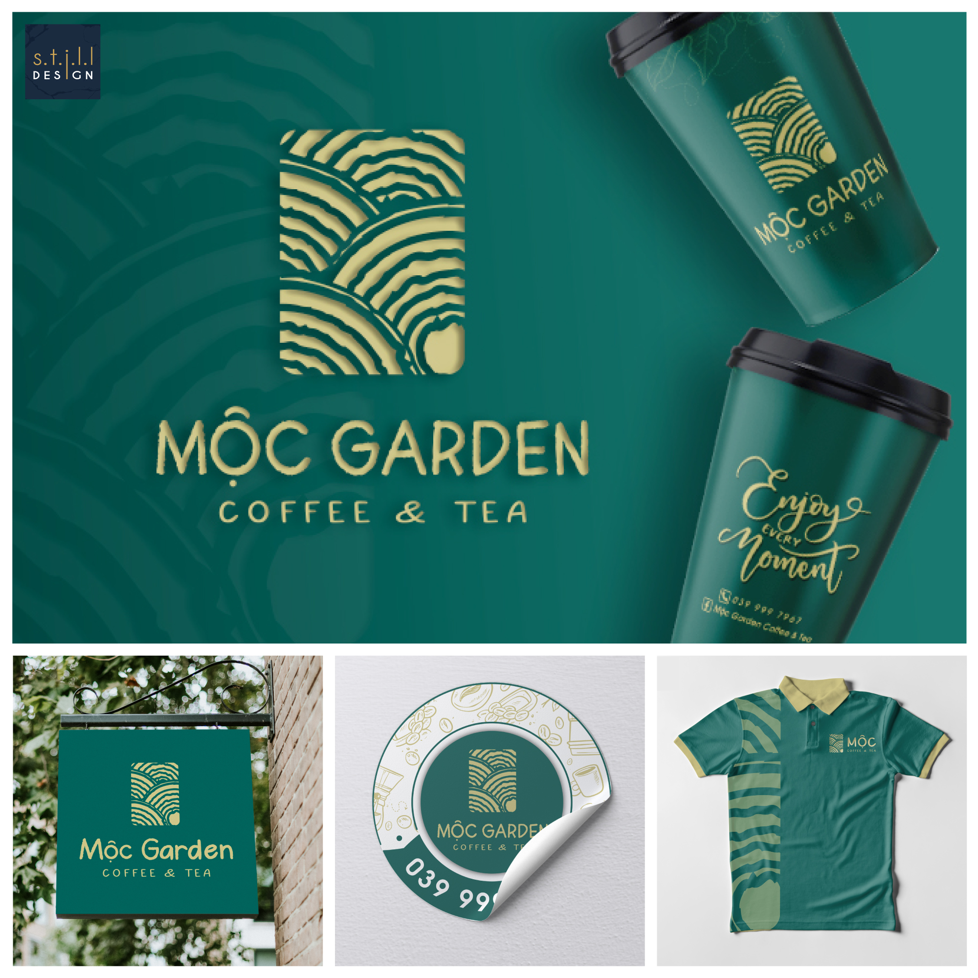 Thiết Kế Logo Thương Hiệu Mộc Garden