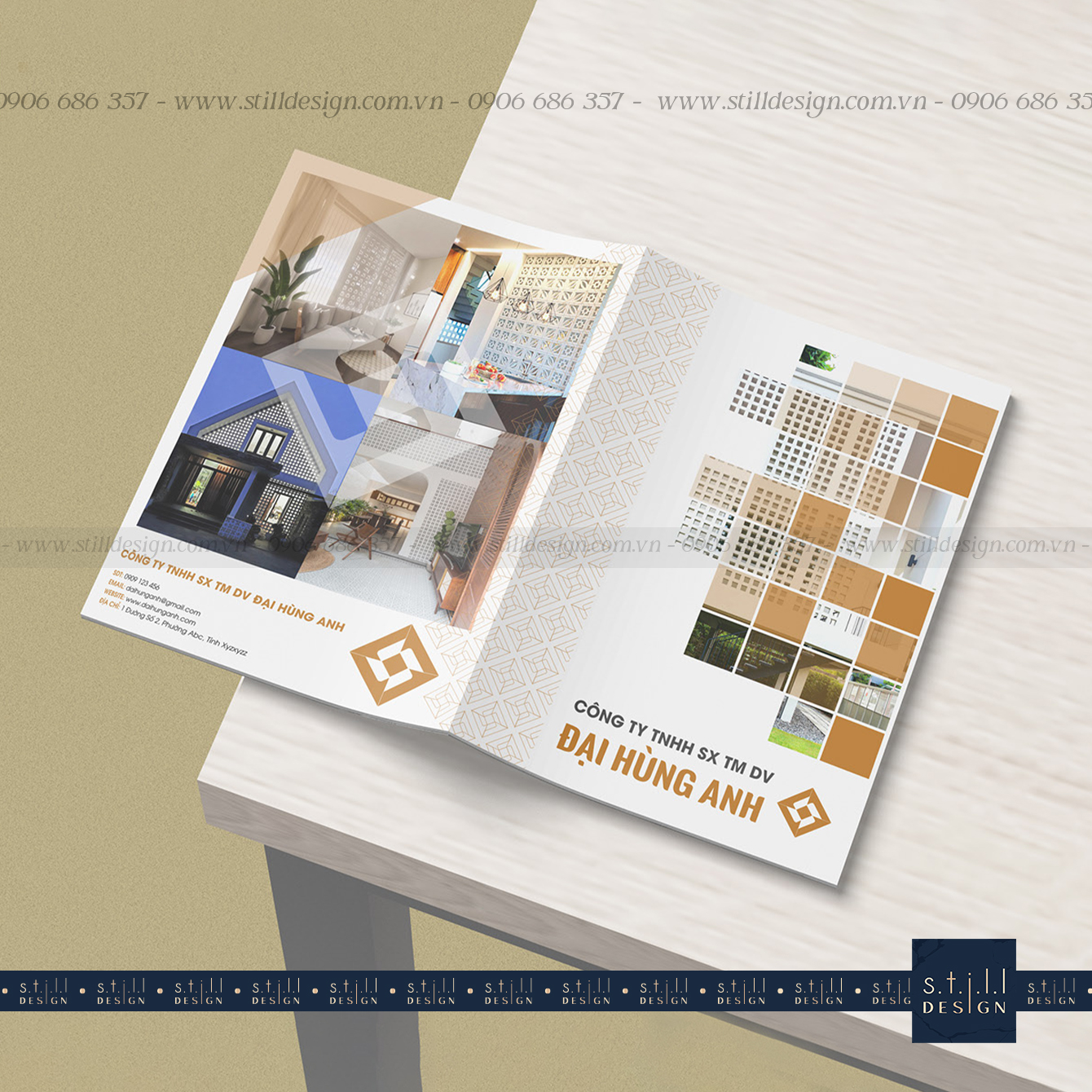 Thiết Kế catalogue sản phẩm gạch thông gió