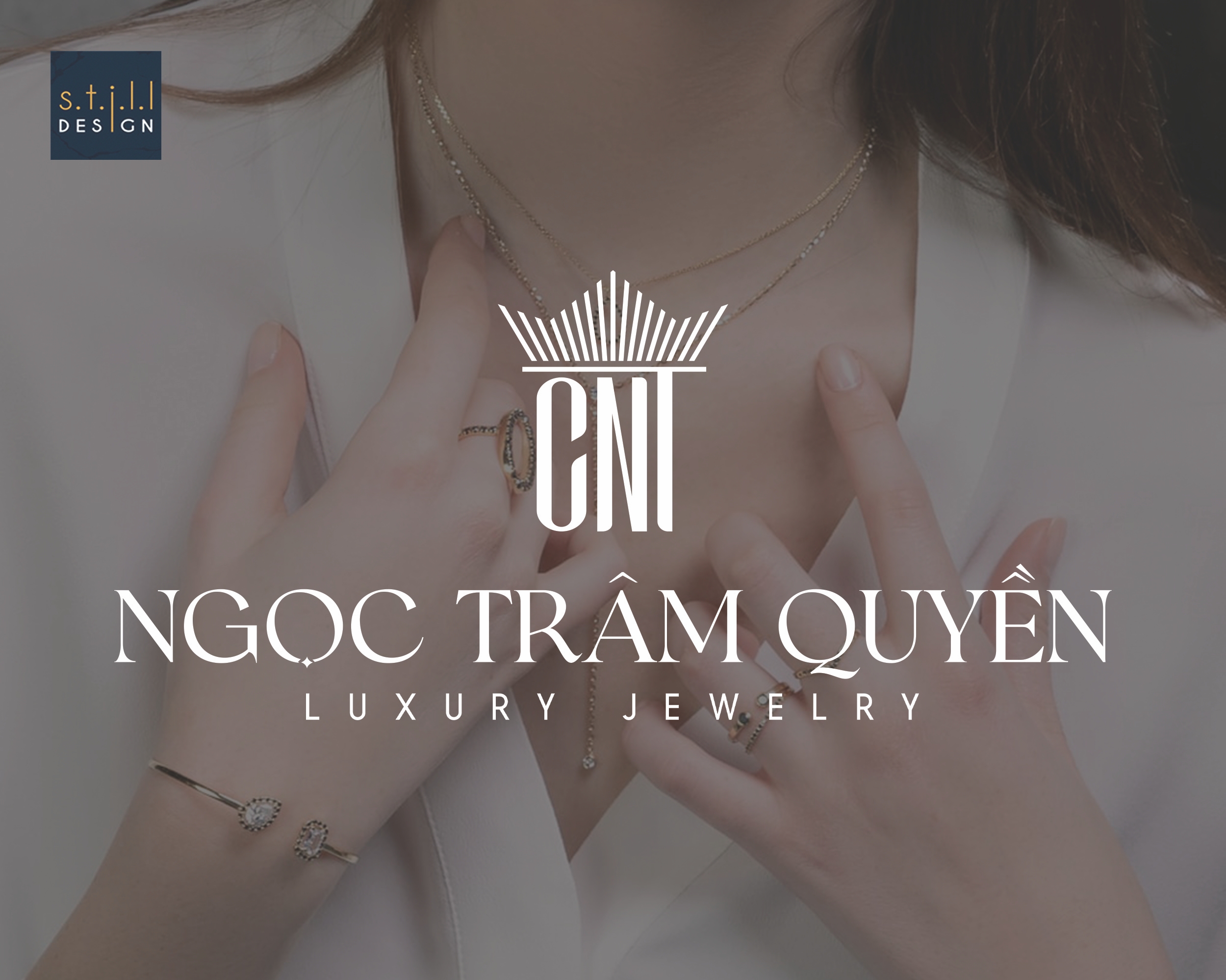 Thiết kế Logo Tiệm vàng Ngọc Trâm Quyền