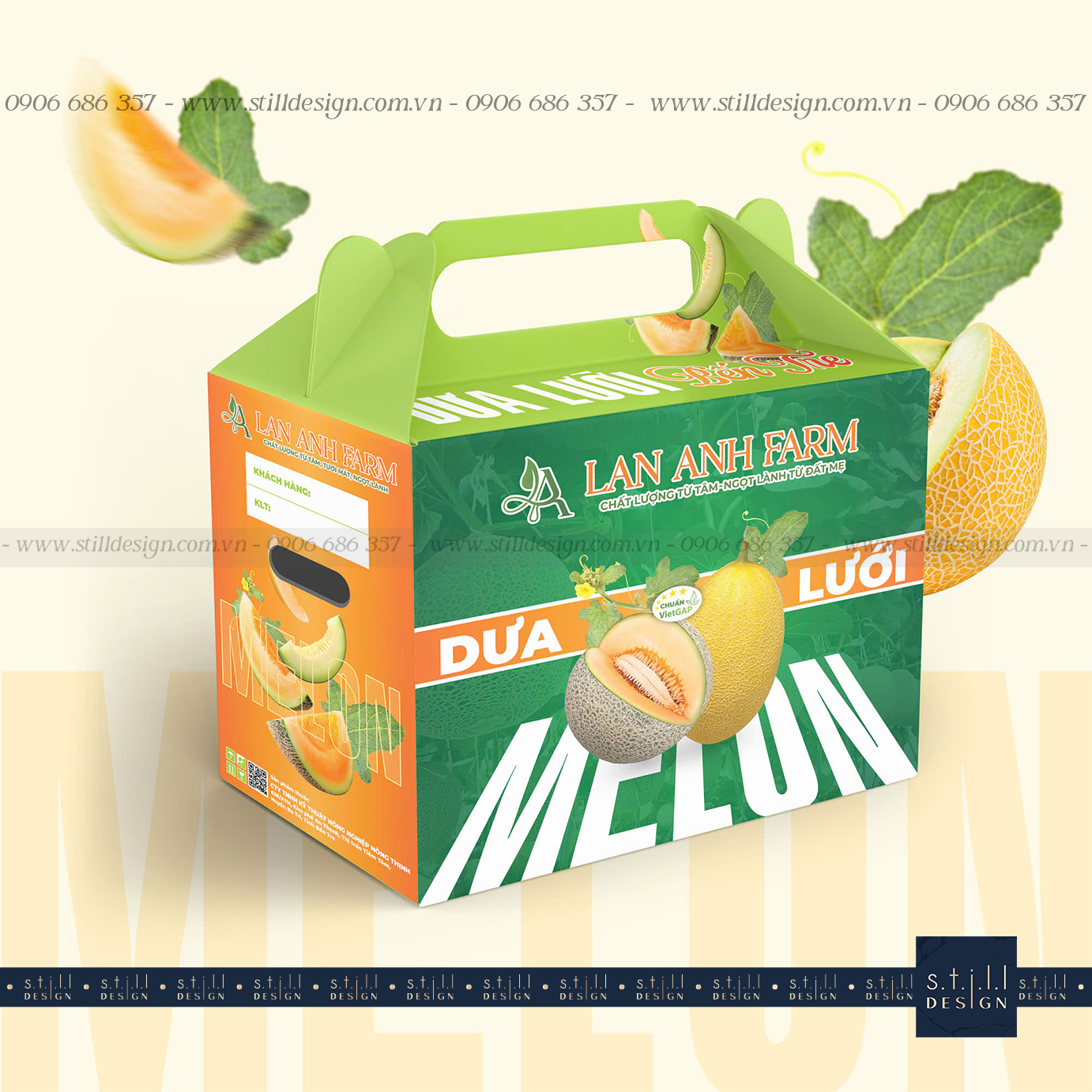 Thiết Kế Thùng Carton Dưa Lươi Lan Anh - Still Design