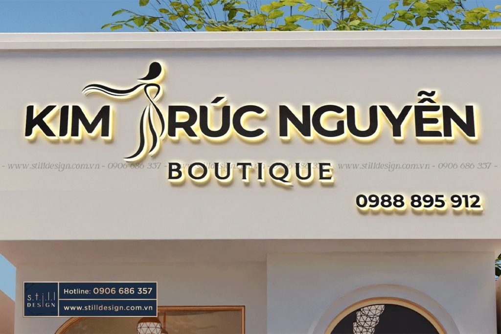 Thiết Kế Logo Kim Trúc Nguyễn Boutique