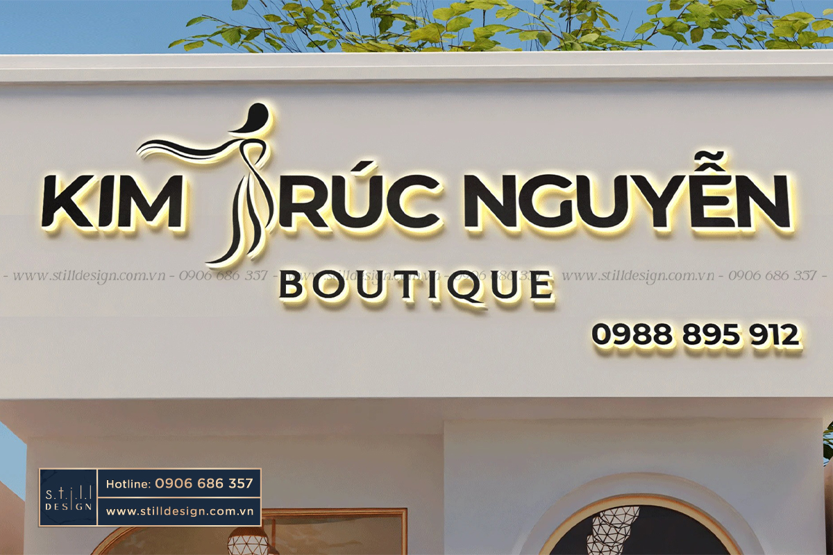 Thiết Kế Logo Kim Trúc Nguyễn Boutique