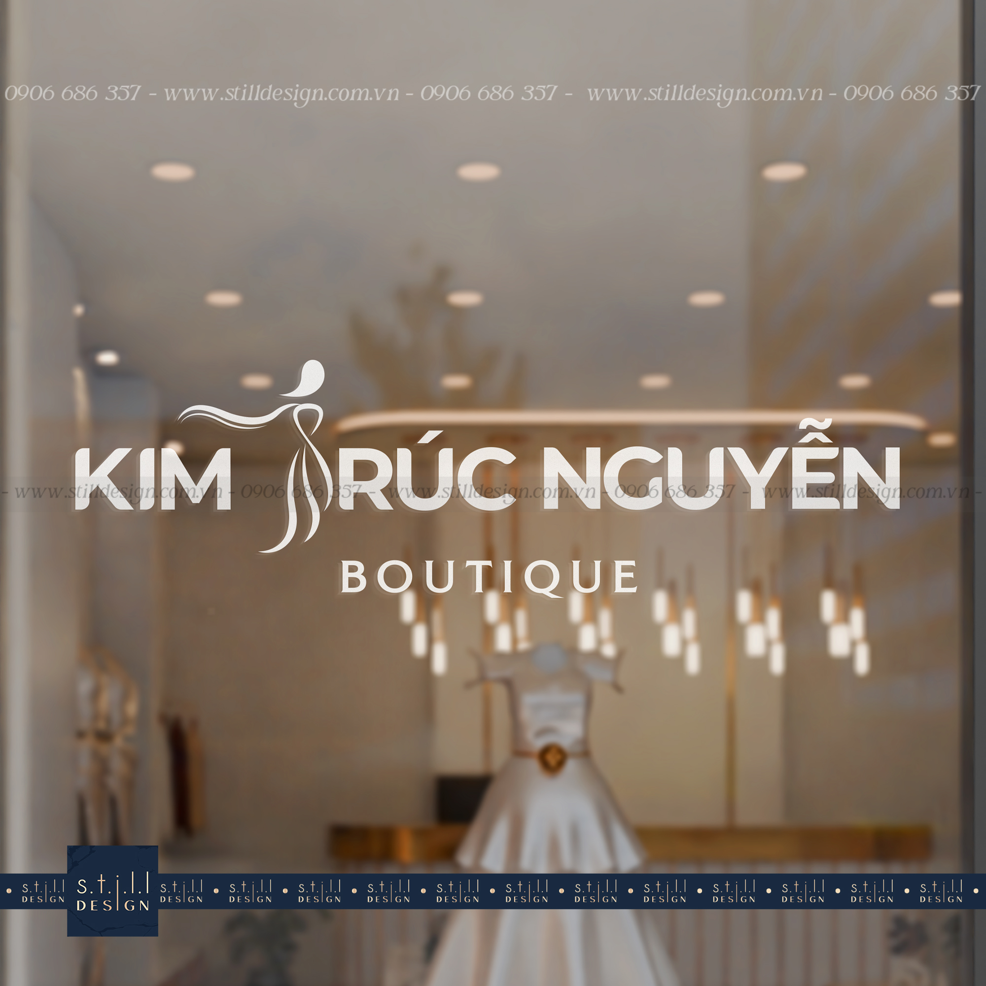 Thiết Kế Logo Kim Trúc Nguyễn – Nét thanh lịch của một boutique thời trang | Still Design