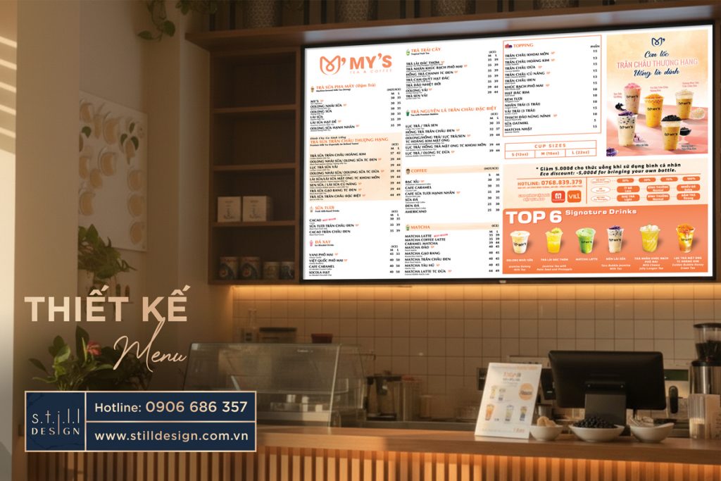 Thiết kế Menu đẹp