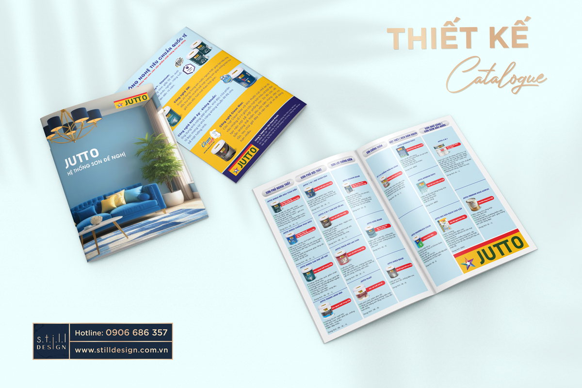 Thiết Kế Catalogue Sơn Jutto