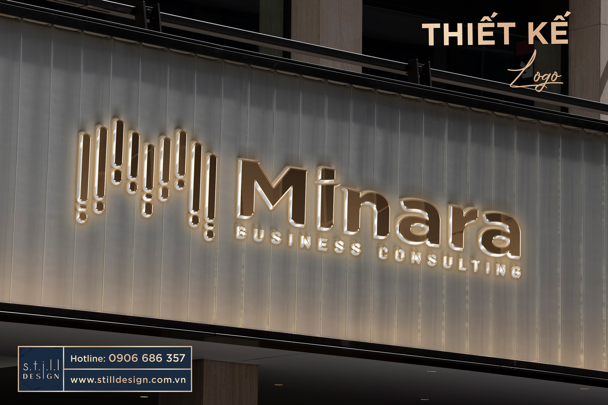 Thiết kế logo Minara – Thương hiệu giải pháp chuyển đổi số