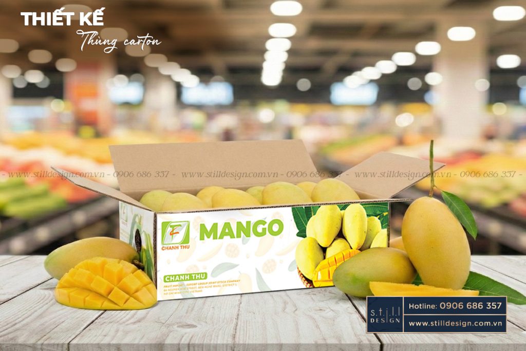 Thiết Kế Thùng Carton Trái Cây Xuất Khẩu