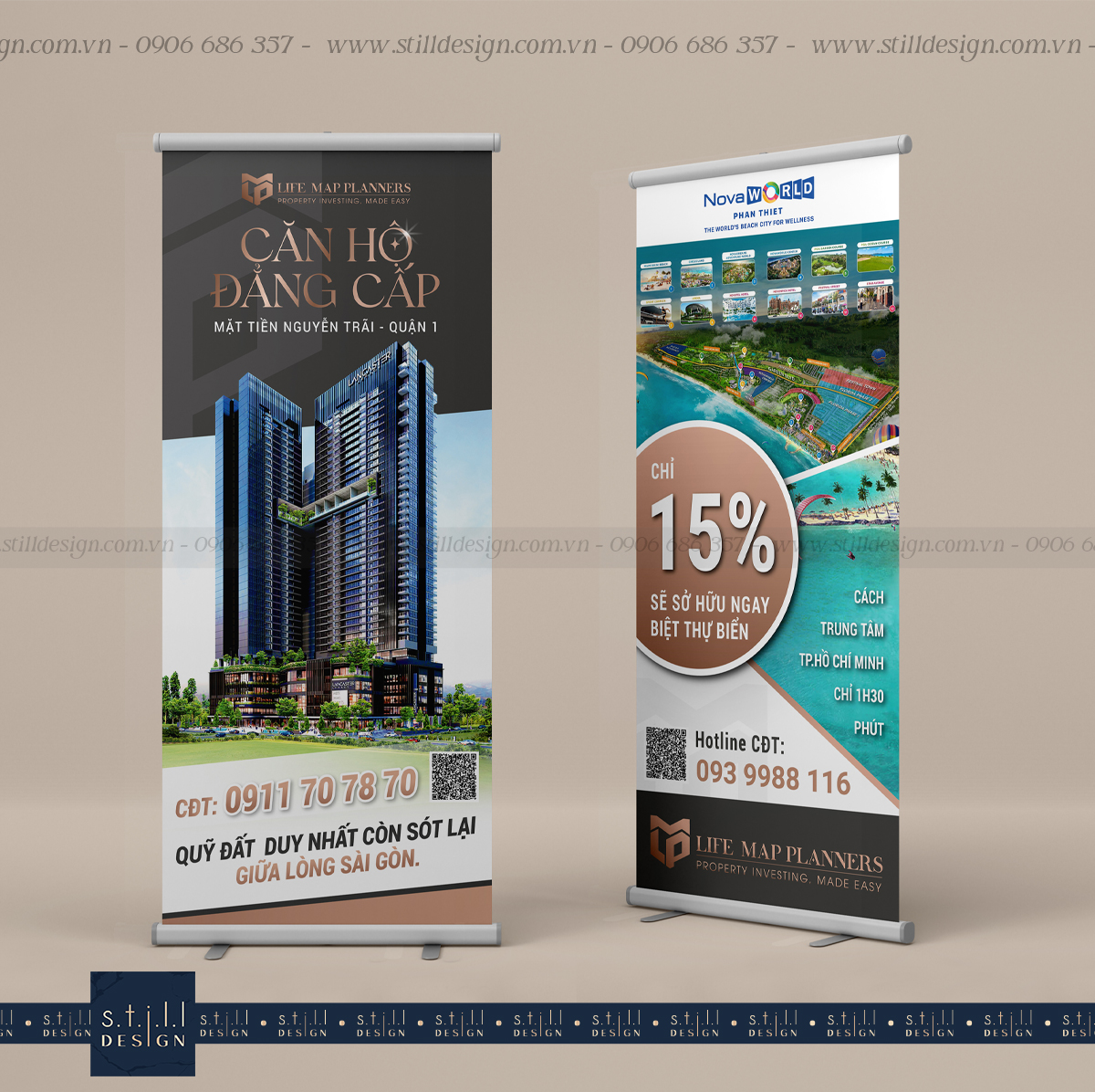 Thiết Kế Standee Bất Động Sản