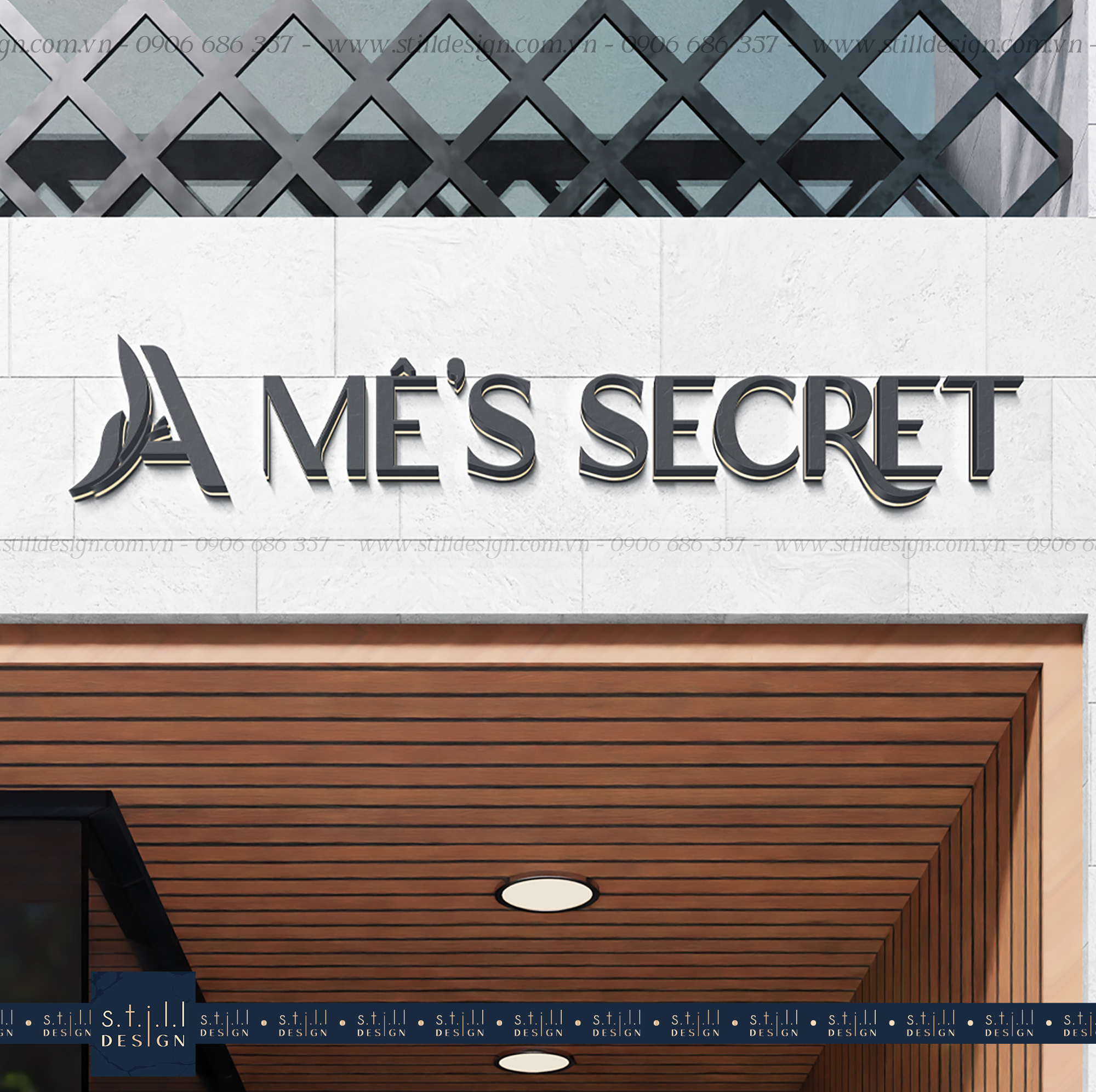 Thiết Kế Logo Thương Hiệu Mê’s Secret