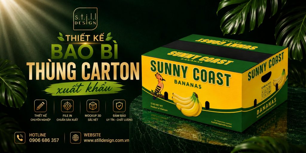 Thiết Kế Thùng Carton Chuyên Nghiệp | Still Design 1 Still Design cung cấp dịch vụ thiết kế thùng carton chuyên nghiệp, tối ưu chi phí sản xuất
