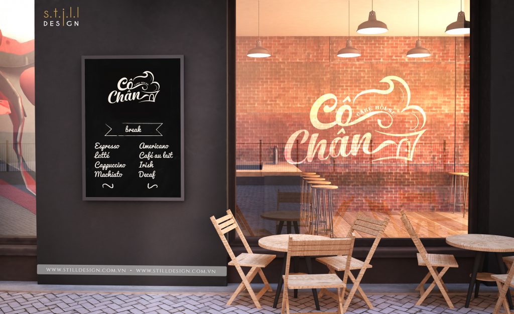Logo Thương Hiệu Bánh Ngọt Cô Chân - Still Design