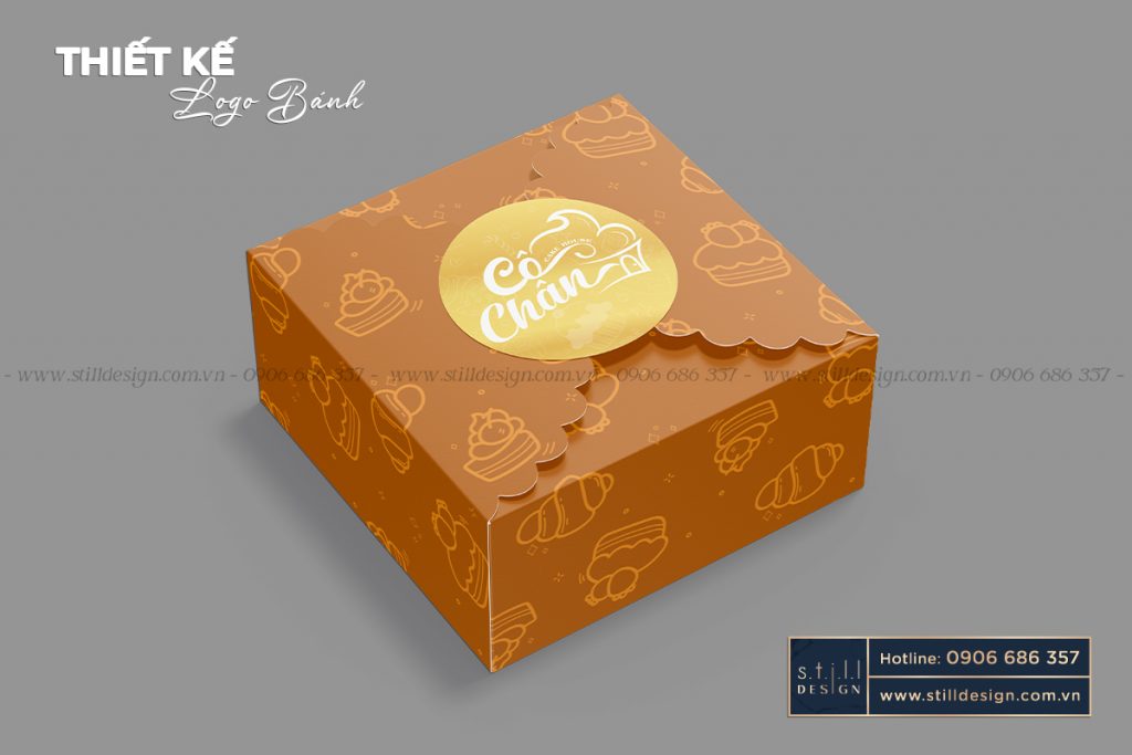Logo Thương Hiệu Bánh Ngọt Cô Chân - Still Design