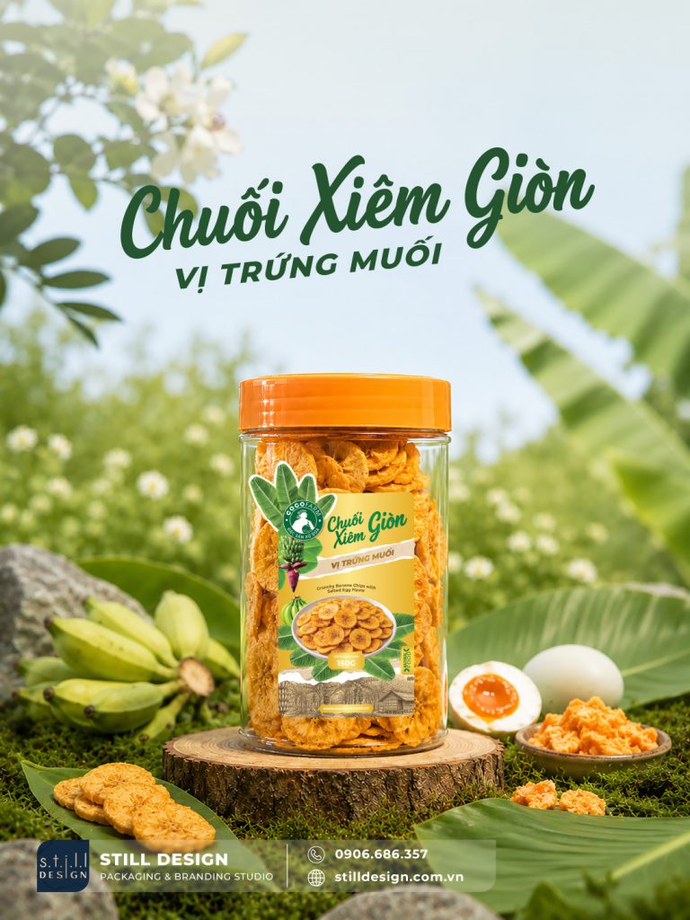 Tem Chuối Xiêm Giòn Vị Trứng Muối thiết kế bởi Still Design
