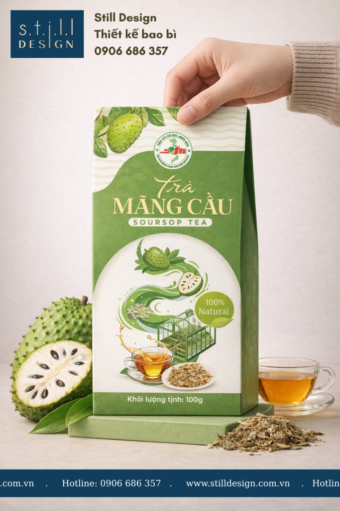 Thiết Kế Hộp Trà Mãng Cầu SOFRI | Still Design